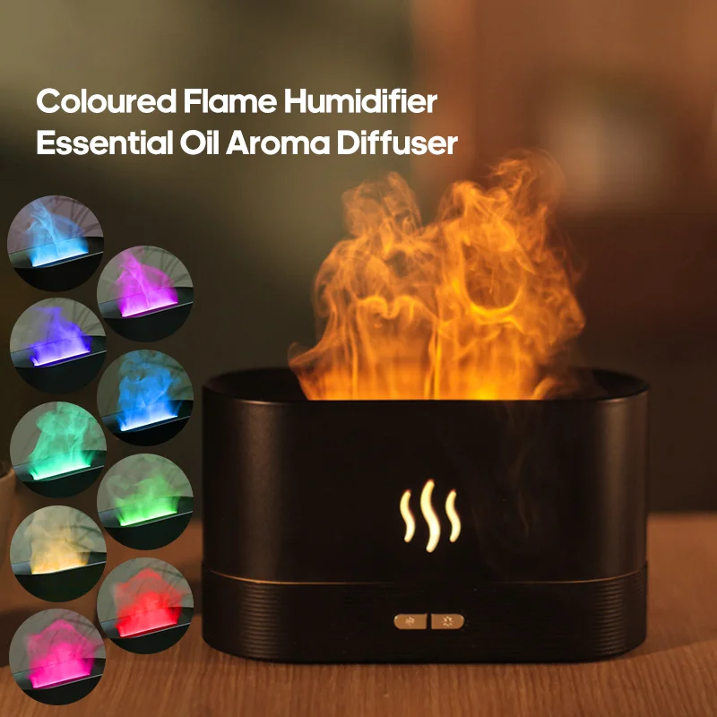 Flame Aroma Essential Oil Diffuser and Air Humidifier